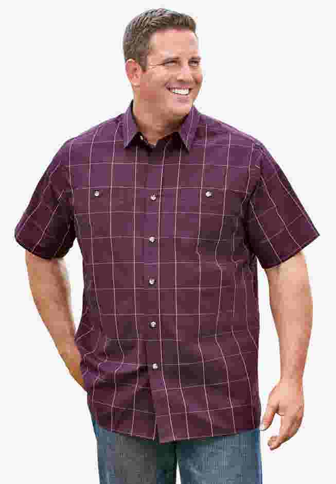 Check Short-Sleeve Sport Shirt image number 4