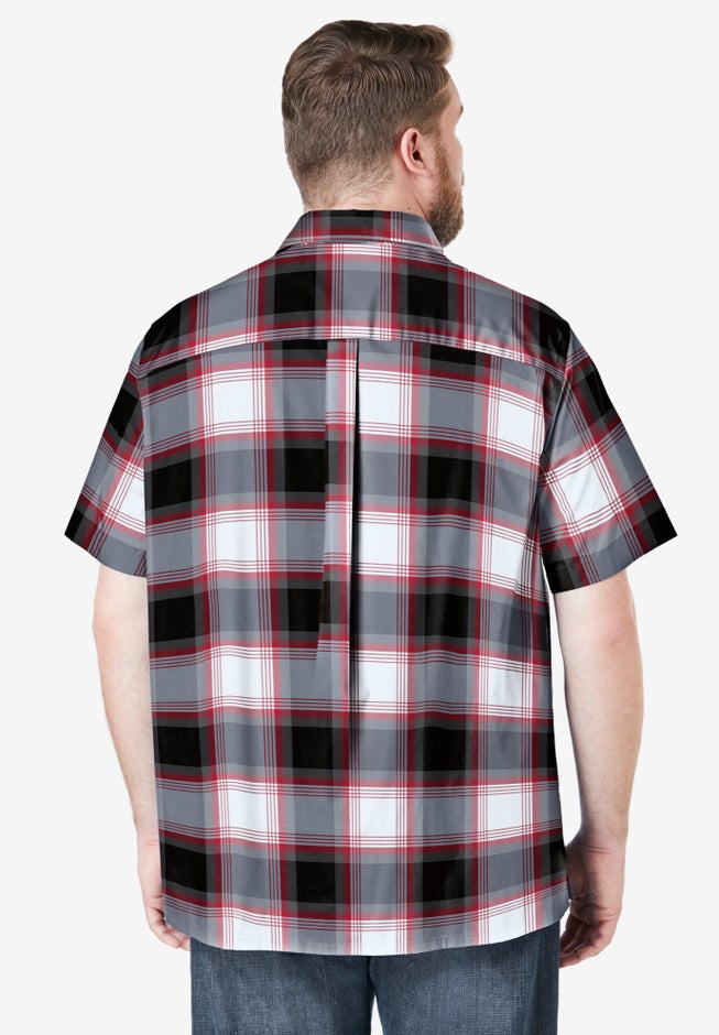 Wrinkle-Resistant Short Sleeve Button Down, Printed image number 2