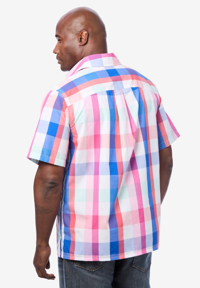 Wrinkle-Resistant Short Sleeve Button Down, Printed image number 2