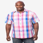 Wrinkle-Resistant Short Sleeve Button Down, Printed image number null