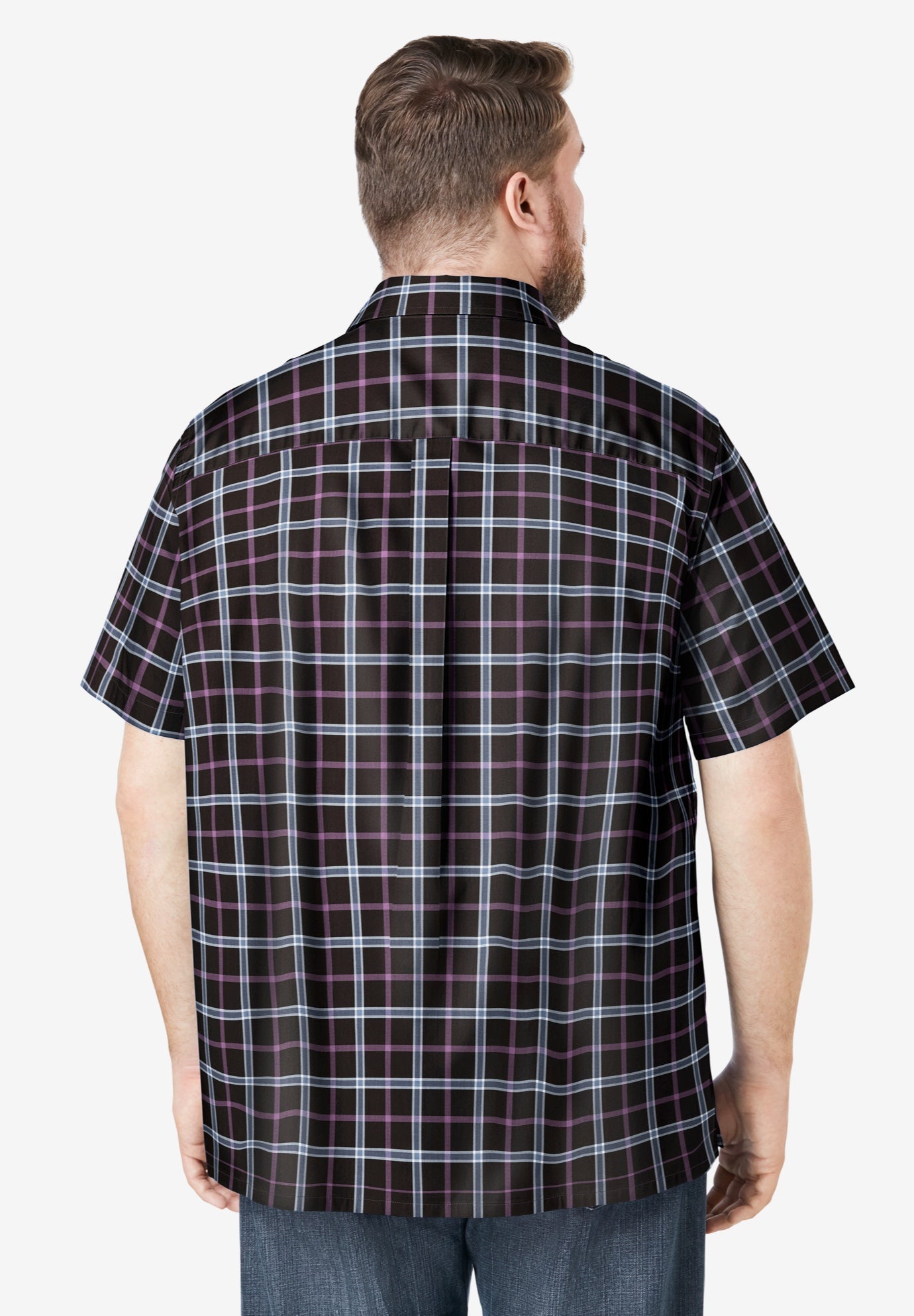 Wrinkle-Resistant Short Sleeve Button Down, Printed image number 2
