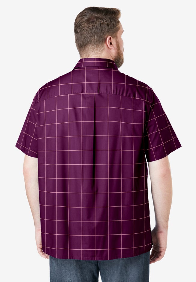 Wrinkle-Resistant Short Sleeve Button Down, Printed image number 2