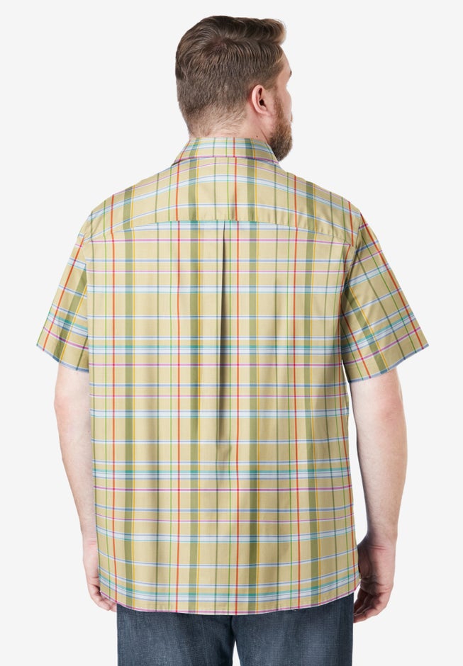 Wrinkle-Resistant Short Sleeve Button Down, Printed image number 2