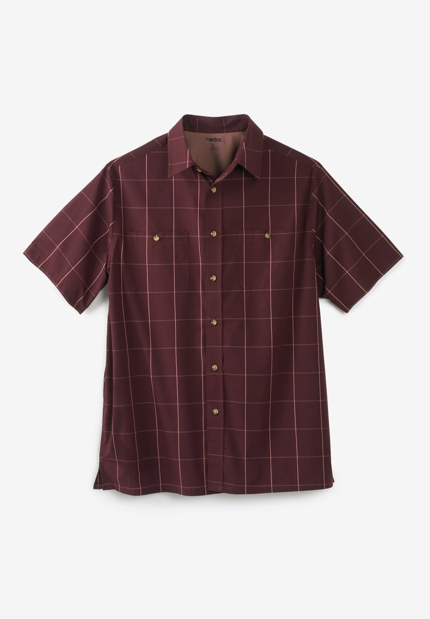 Wrinkle-Resistant Short Sleeve Button Down, Printed image number 0