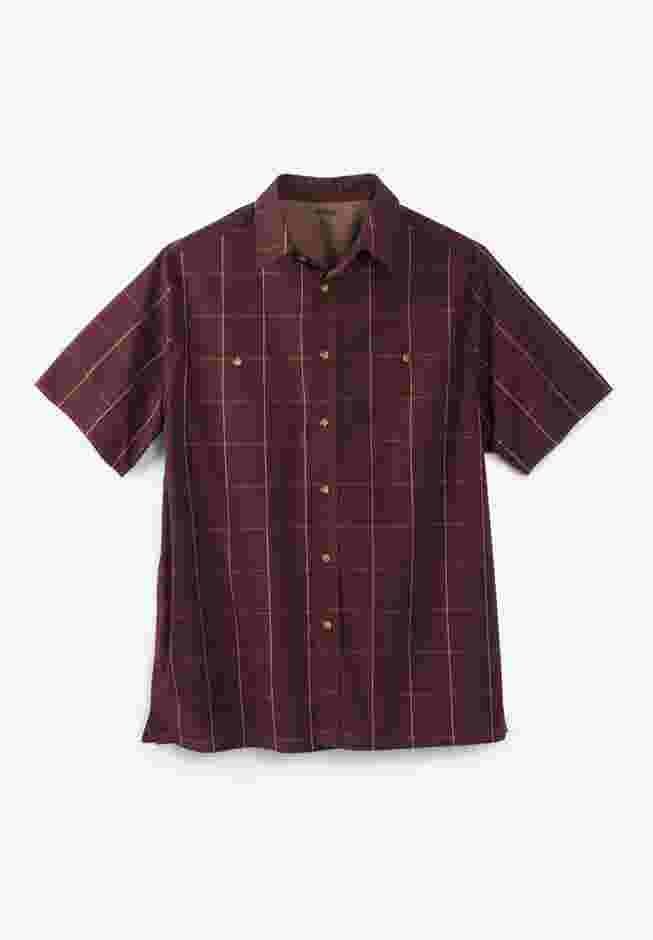 Wrinkle-Resistant Short Sleeve Button Down, Printed image number 0