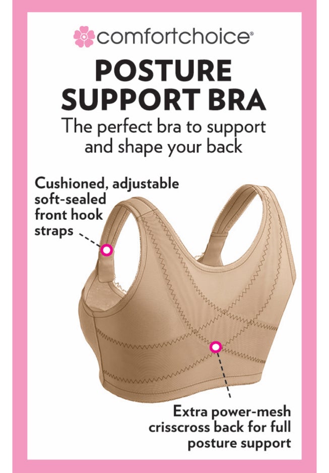 Stay Cool Front Close Wireless Posture Bra image number 3