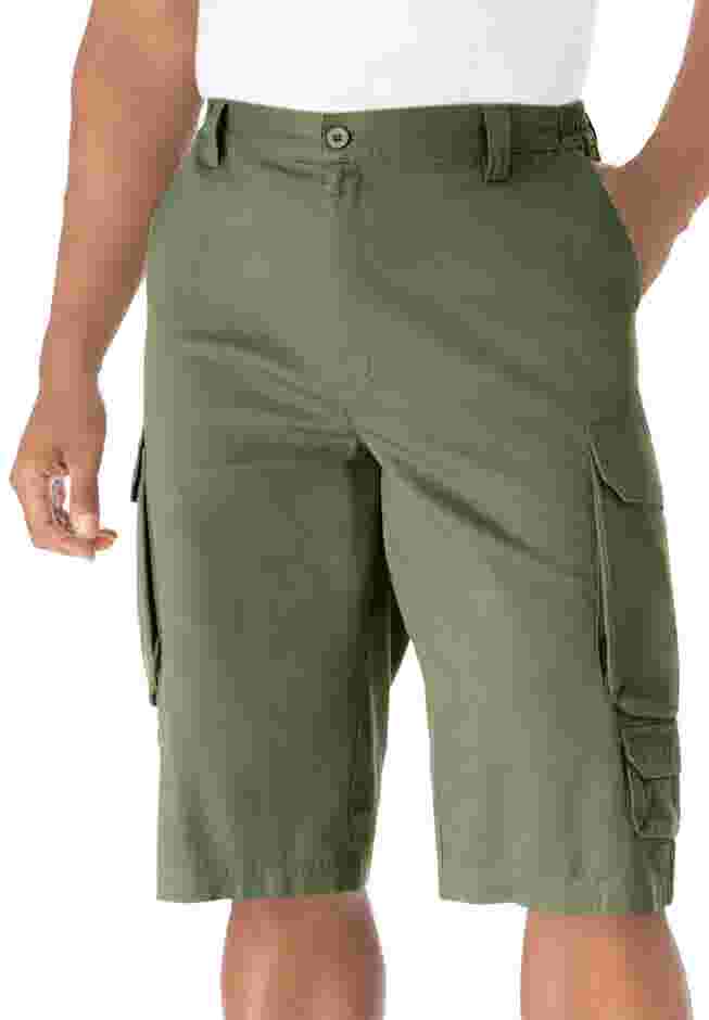 14" Side Elastic Cargo Shorts image number 4