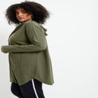 Zip-Up French Terry Hoodie image number null