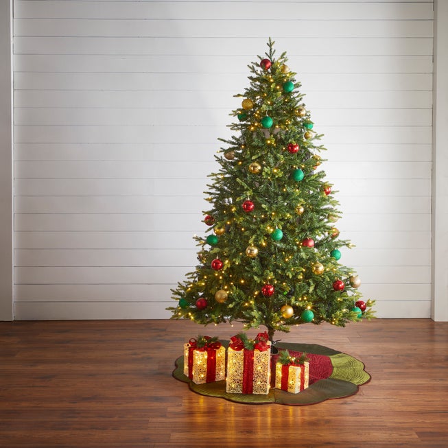 Pre-Lit Gift Boxes, Set of 3 image number 0