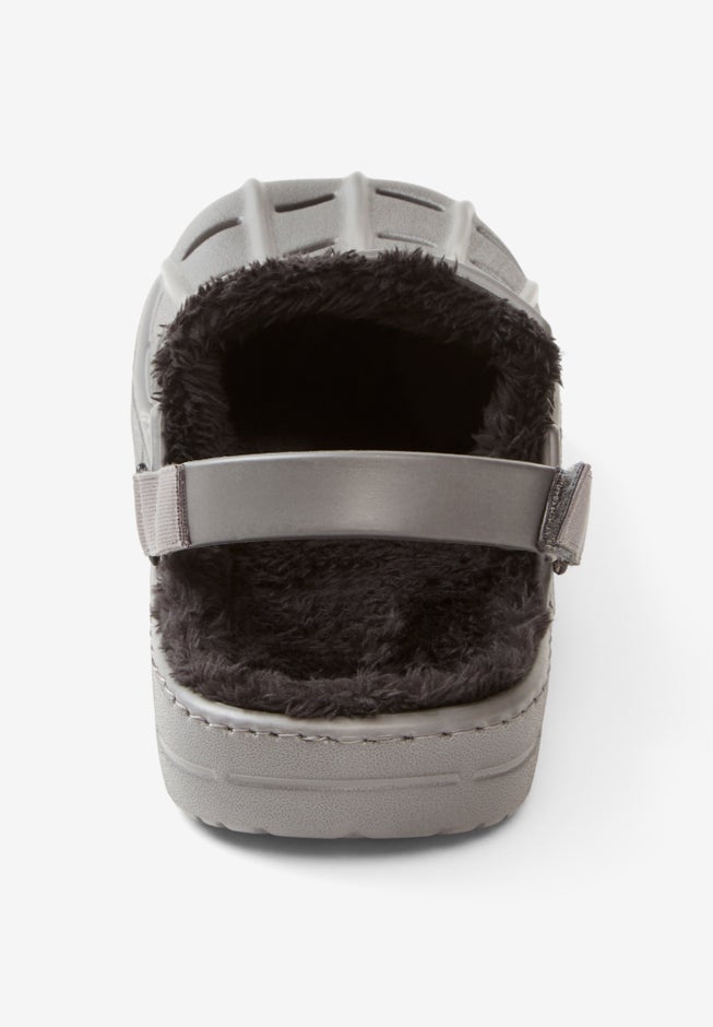 Fur-Lined Rubber Clogs image number 3
