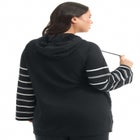 Bell-Sleeve French Terry Sweatshirt image number null