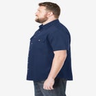 Short Sleeve Denim and Twill Shirt image number null