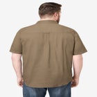 Short Sleeve Denim and Twill Shirt image number null