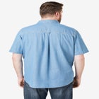 Short Sleeve Denim and Twill Shirt image number null