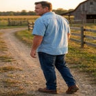 Short Sleeve Denim and Twill Shirt image number null