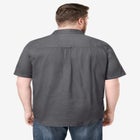 Short Sleeve Denim and Twill Shirt image number null