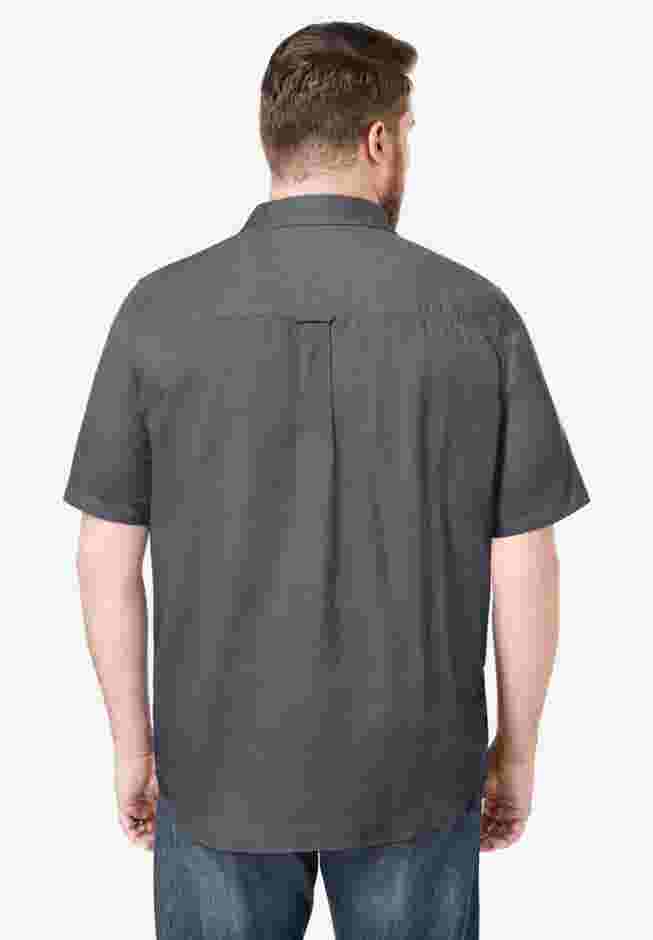 Short Sleeve Denim and Twill Shirt image number 1