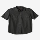 Short Sleeve Denim and Twill Shirt image number null