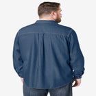Long Sleeve Denim and Twill Shirt image number null