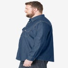 Long Sleeve Denim and Twill Shirt image number null