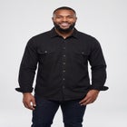 Long Sleeve Denim and Twill Shirt image number 0