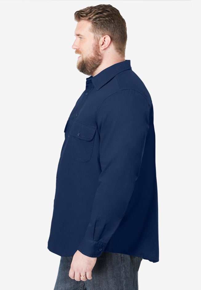 Long Sleeve Denim and Twill Shirt image number 1