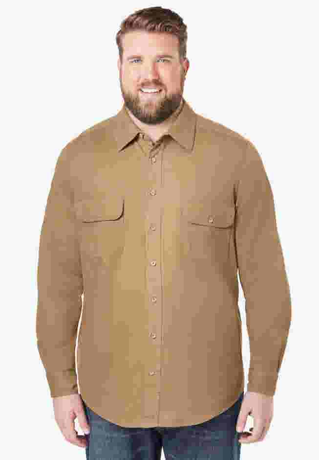 Long Sleeve Denim and Twill Shirt image number 3