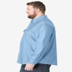 Long Sleeve Denim and Twill Shirt image number null