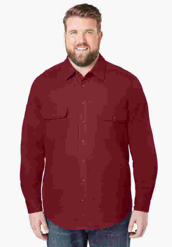 Long Sleeve Denim and Twill Shirt image number 3