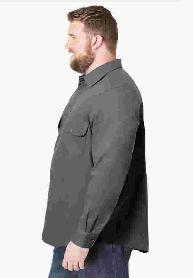 Long Sleeve Denim and Twill Shirt image number 2
