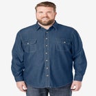 Long Sleeve Denim and Twill Shirt image number null
