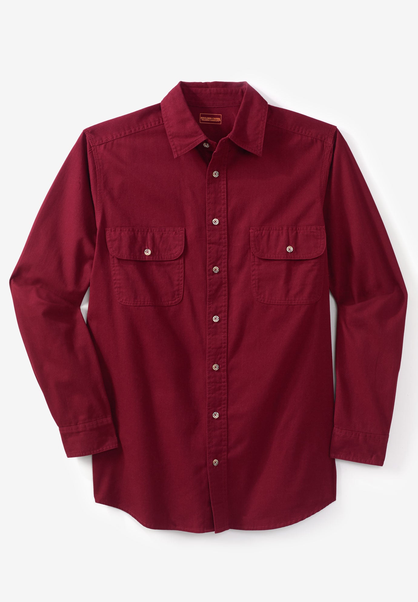 Long Sleeve Denim and Twill Shirt image number 0
