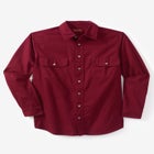 Long Sleeve Denim and Twill Shirt image number null