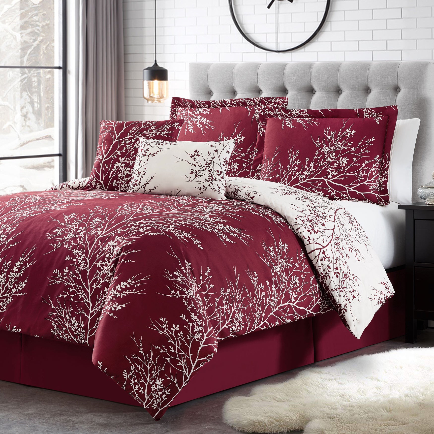 Reversible Foliage Comforter Set image number 0