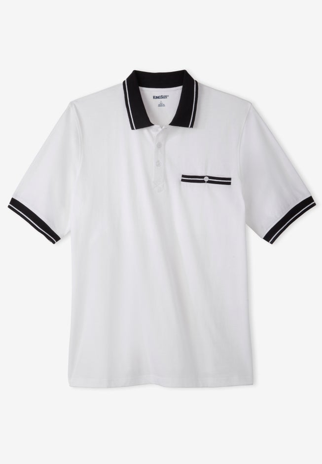Tipped Pocket Polo image number null