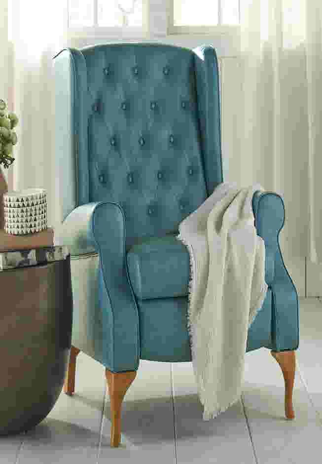 400 lbs. Weight Capacity Queen Ann Recliner image number 0