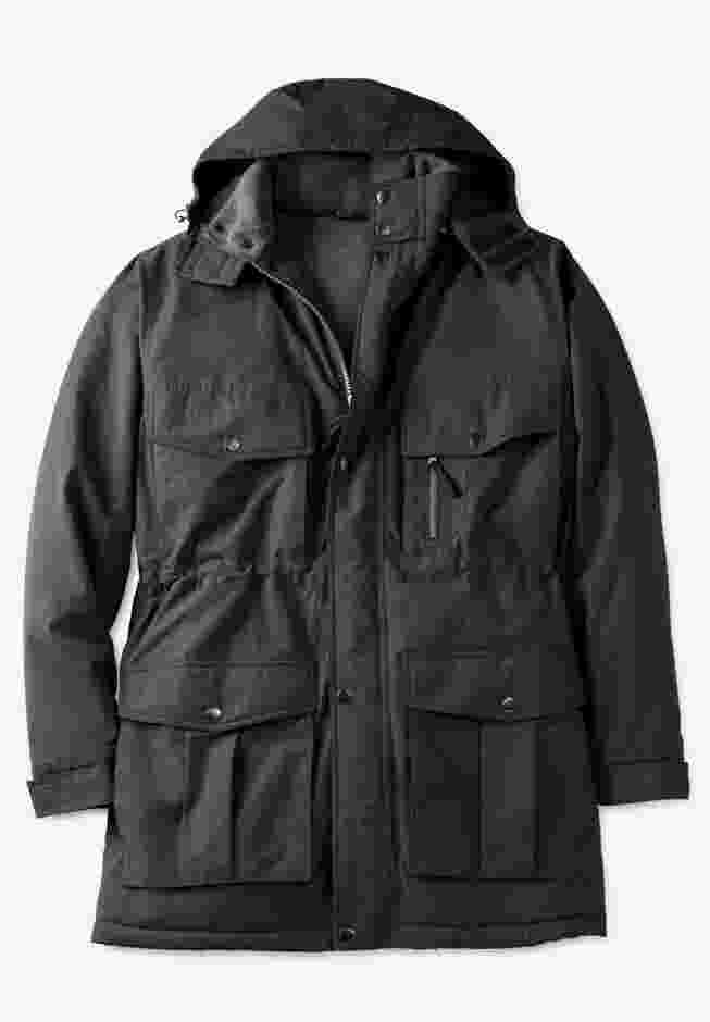 Longer-length Boulder Creek fleece-lined parka image number 0