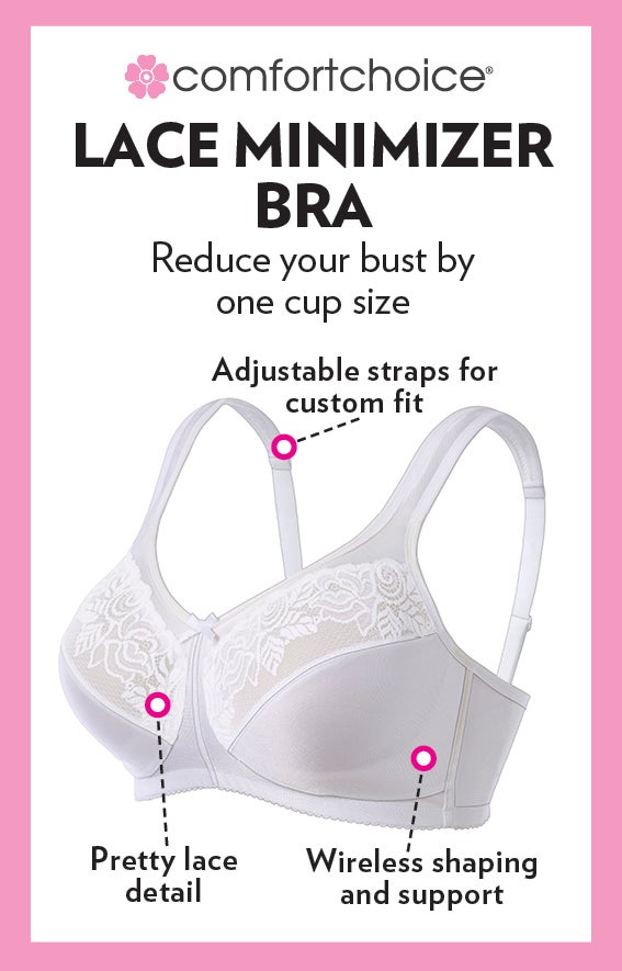 Lace Minimizer Bra image number 4