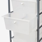 5-Drawer Rolling Storage Cart image number null
