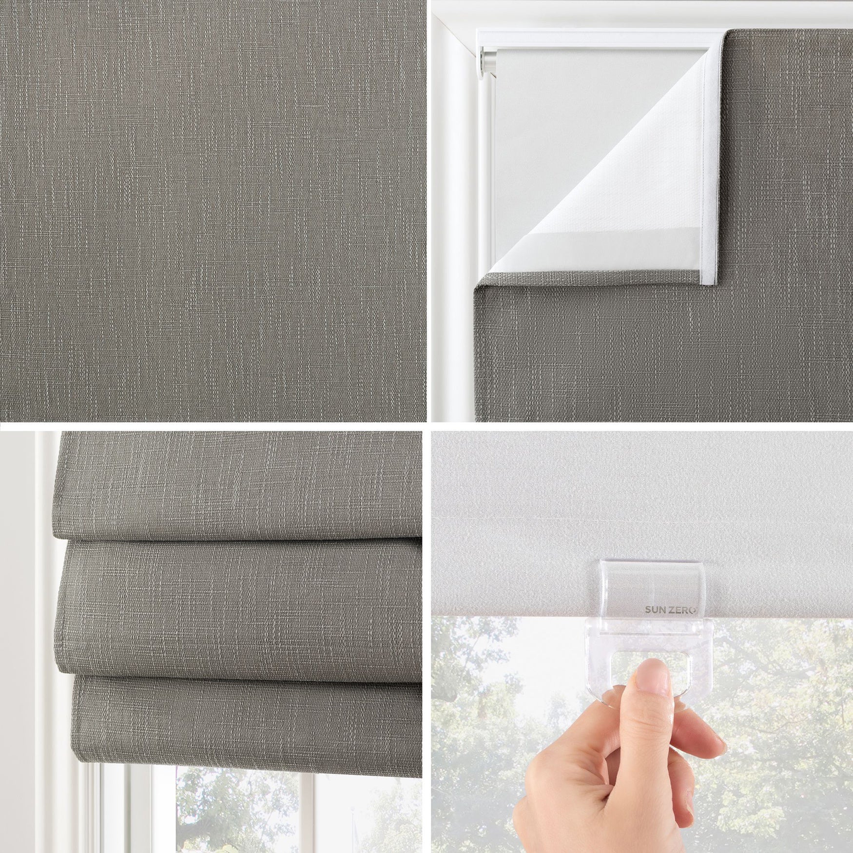 Pryer Cordless Roman Shade image number 1