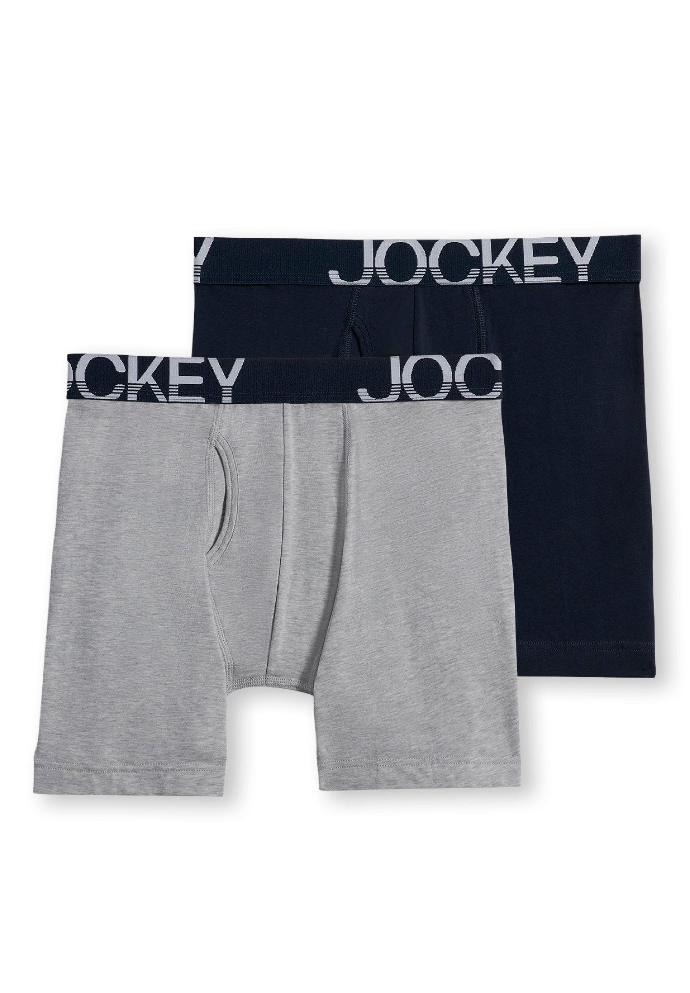 Jockey&reg; Big Man ActiveStretch&reg; Long Leg Boxer Brief, 2-pack image number 1