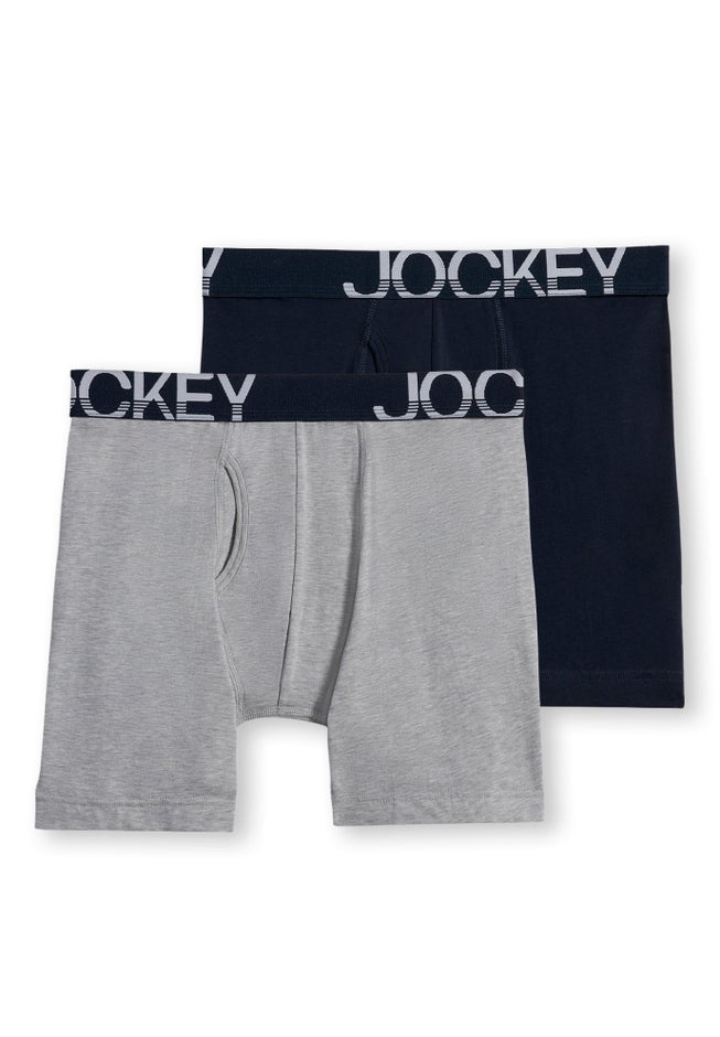 Jockey&reg; Big Man ActiveStretch&reg; Long Leg Boxer Brief, 2-pack image number 1