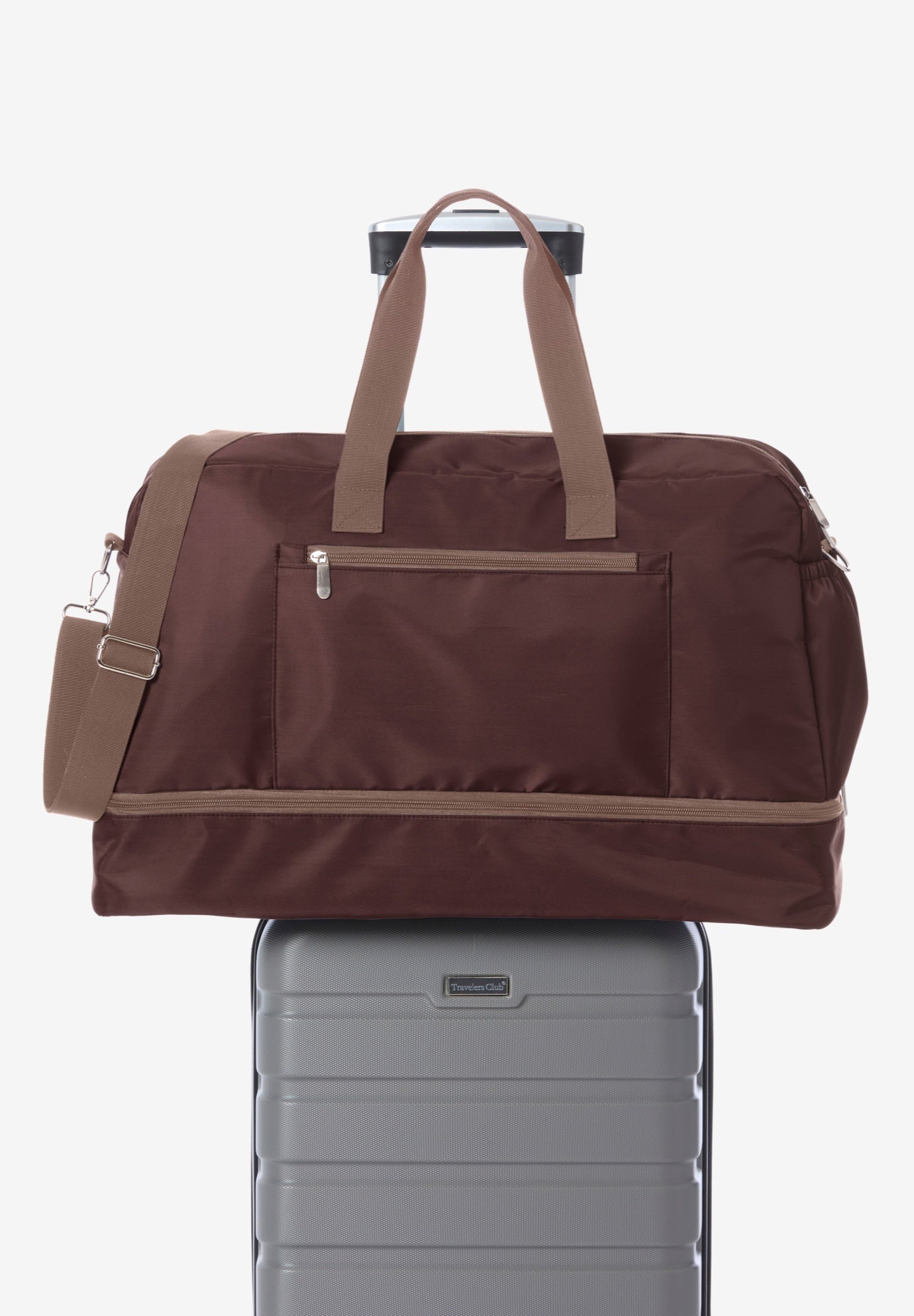 Large Weekend Bag with Zip Around Bottom image number 1