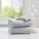 2-Pc. Ribbed Cotton Bath Towel Set image number null