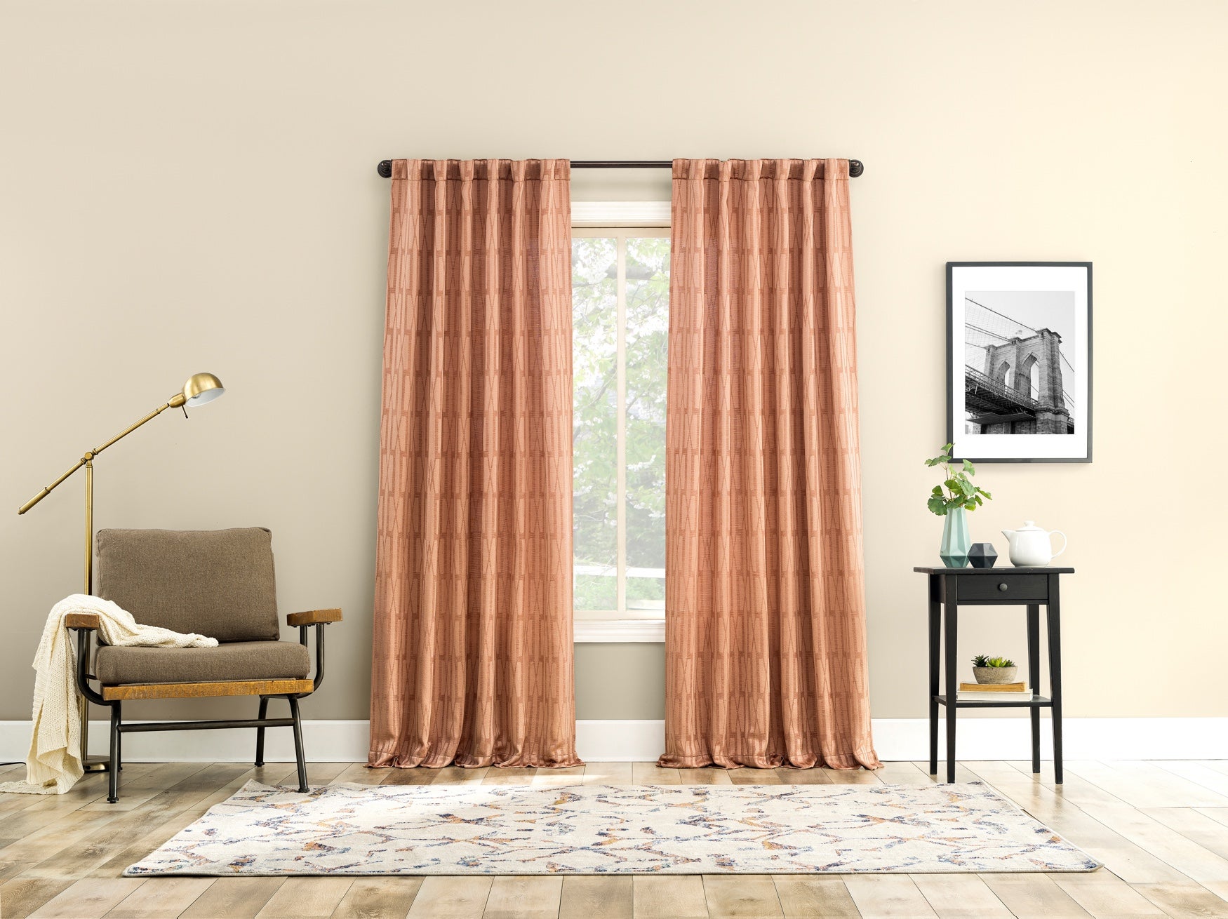 Douro Abstract Geo Window Panel  image number 0