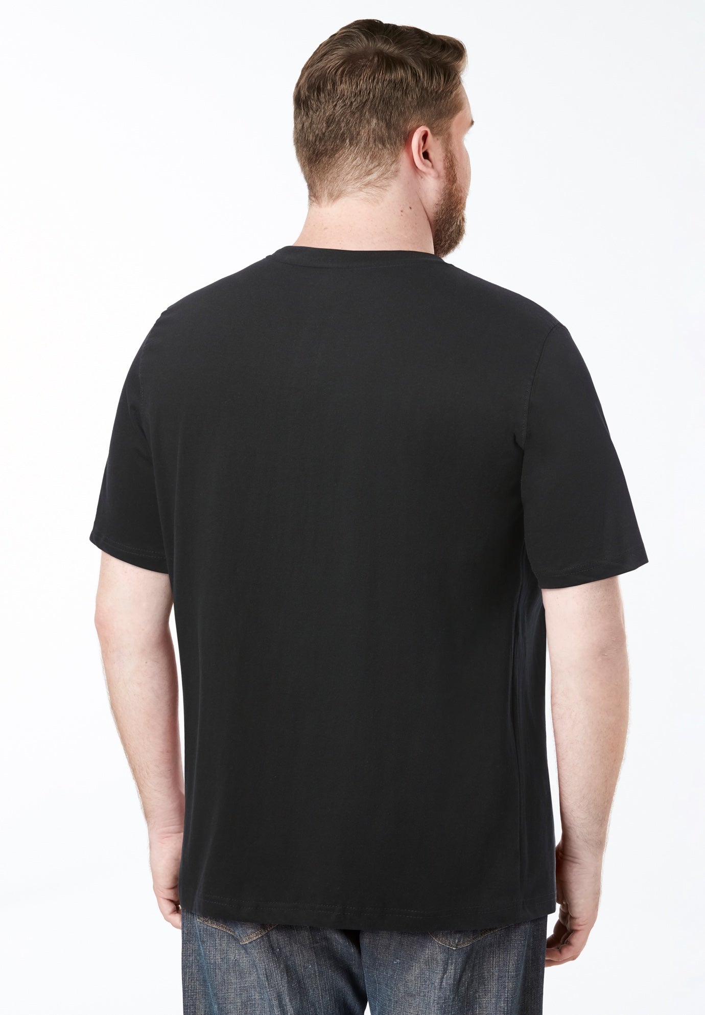 Shrink-Less&trade; Lightweight Crewneck T-Shirt image number 2