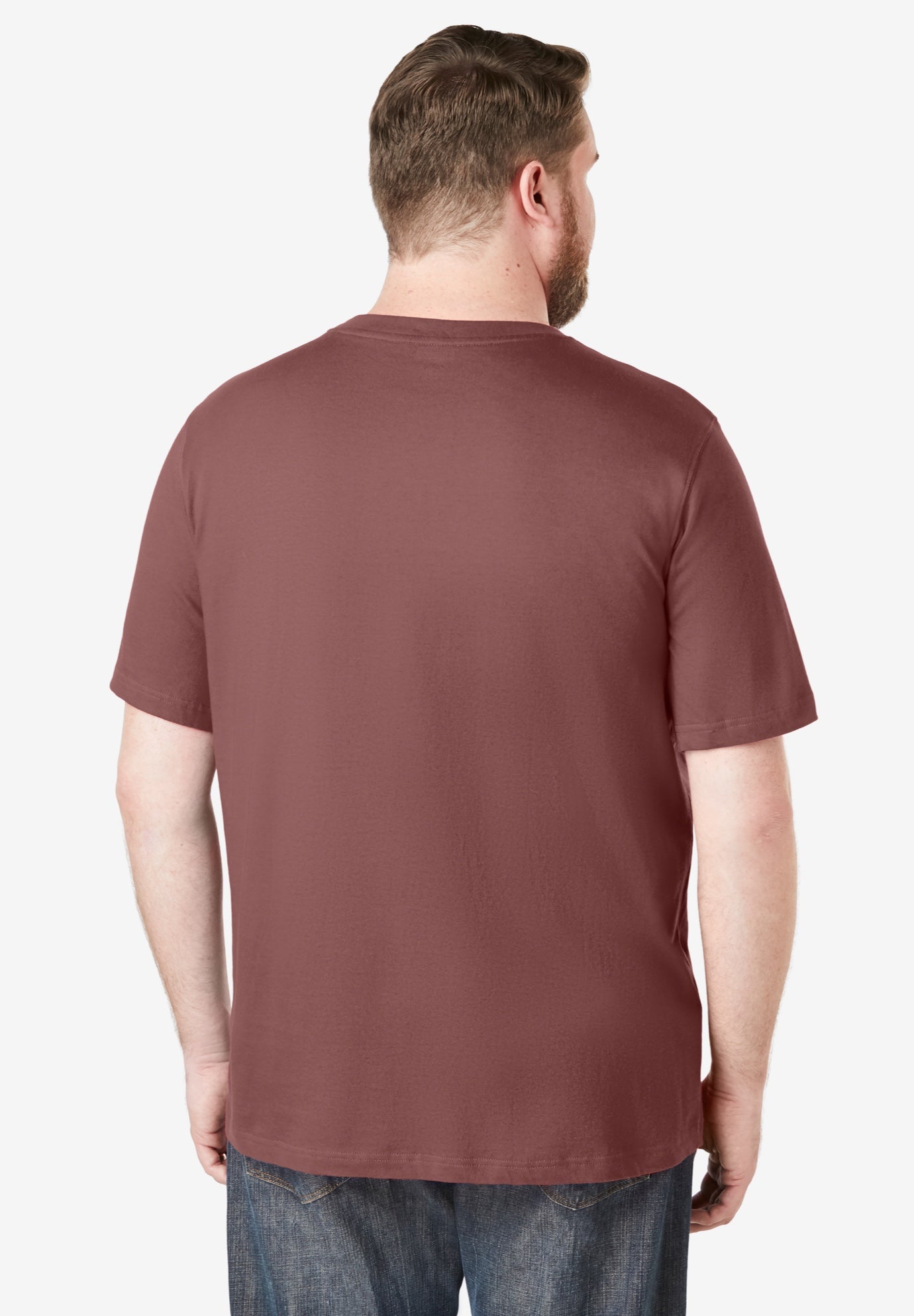 Shrink-Less&trade; Lightweight Crewneck T-Shirt image number 1