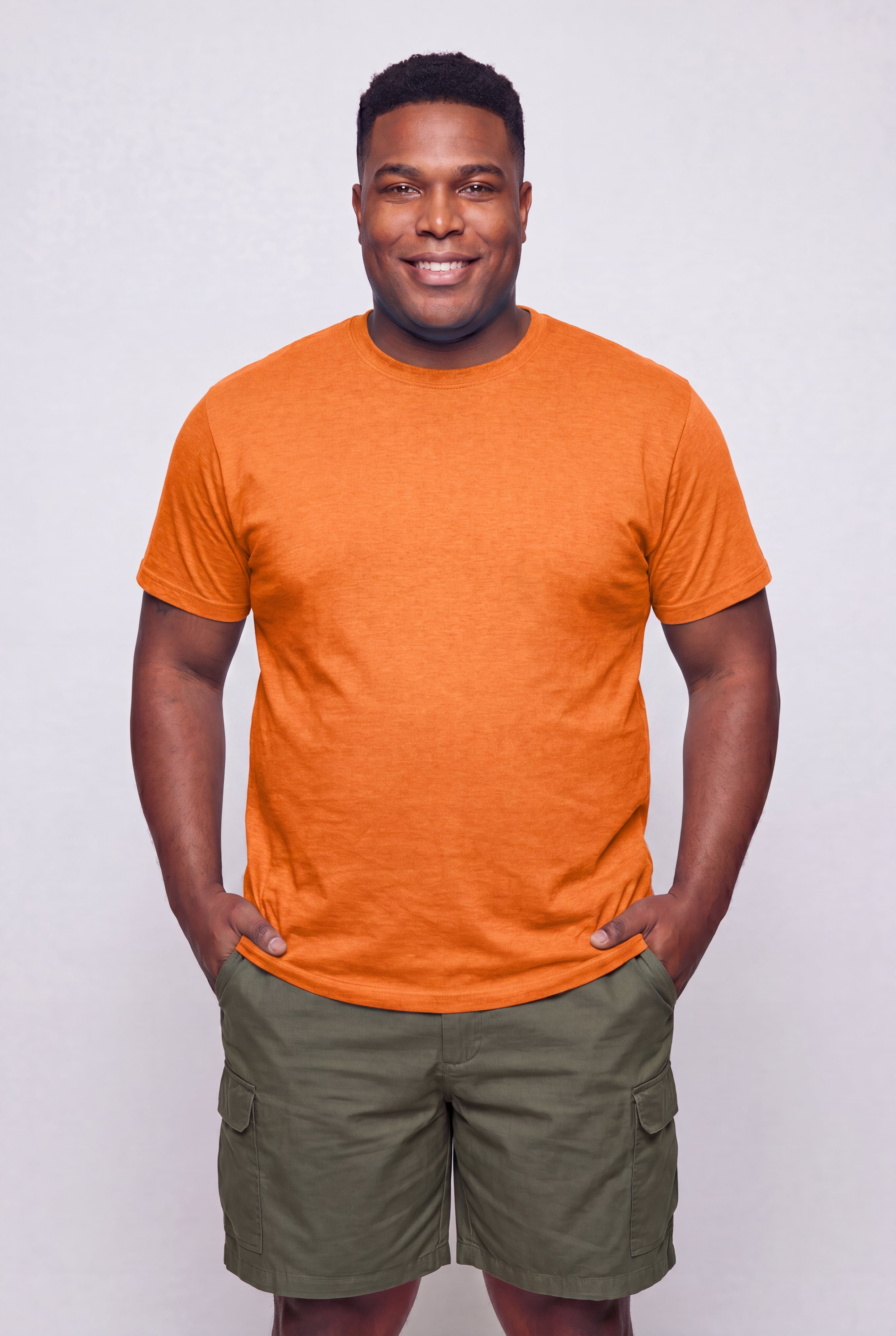 Shrink-Less&trade; Lightweight Crewneck T-Shirt image number 1