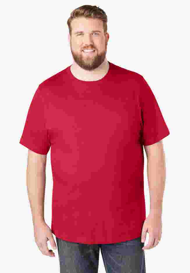 Shrink-Less Lightweight Crewneck T-Shirt image number 0