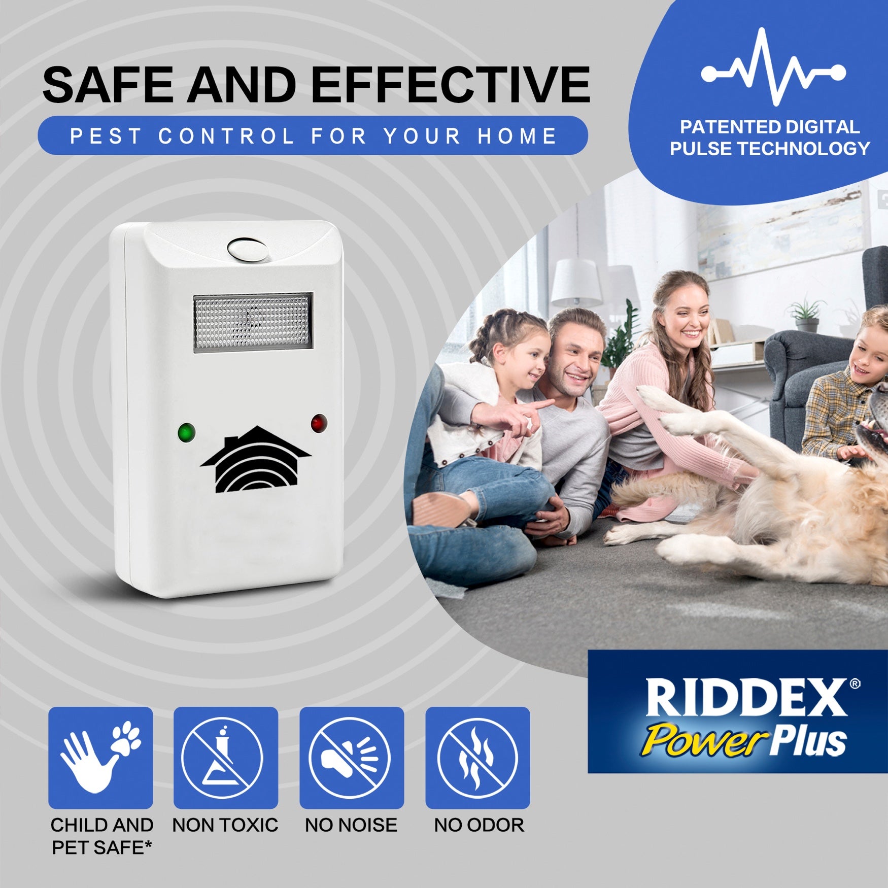 Riddex&reg; PowerPlus Electromagnetic Pest Repeller image number 0